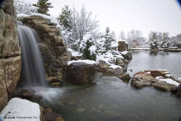Aqualand in winter