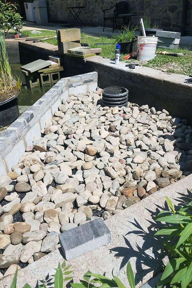 Philadelphia's St. Vincent wetland filter installation