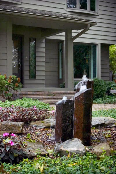 Front yard water feature