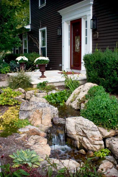 Front yard water feature